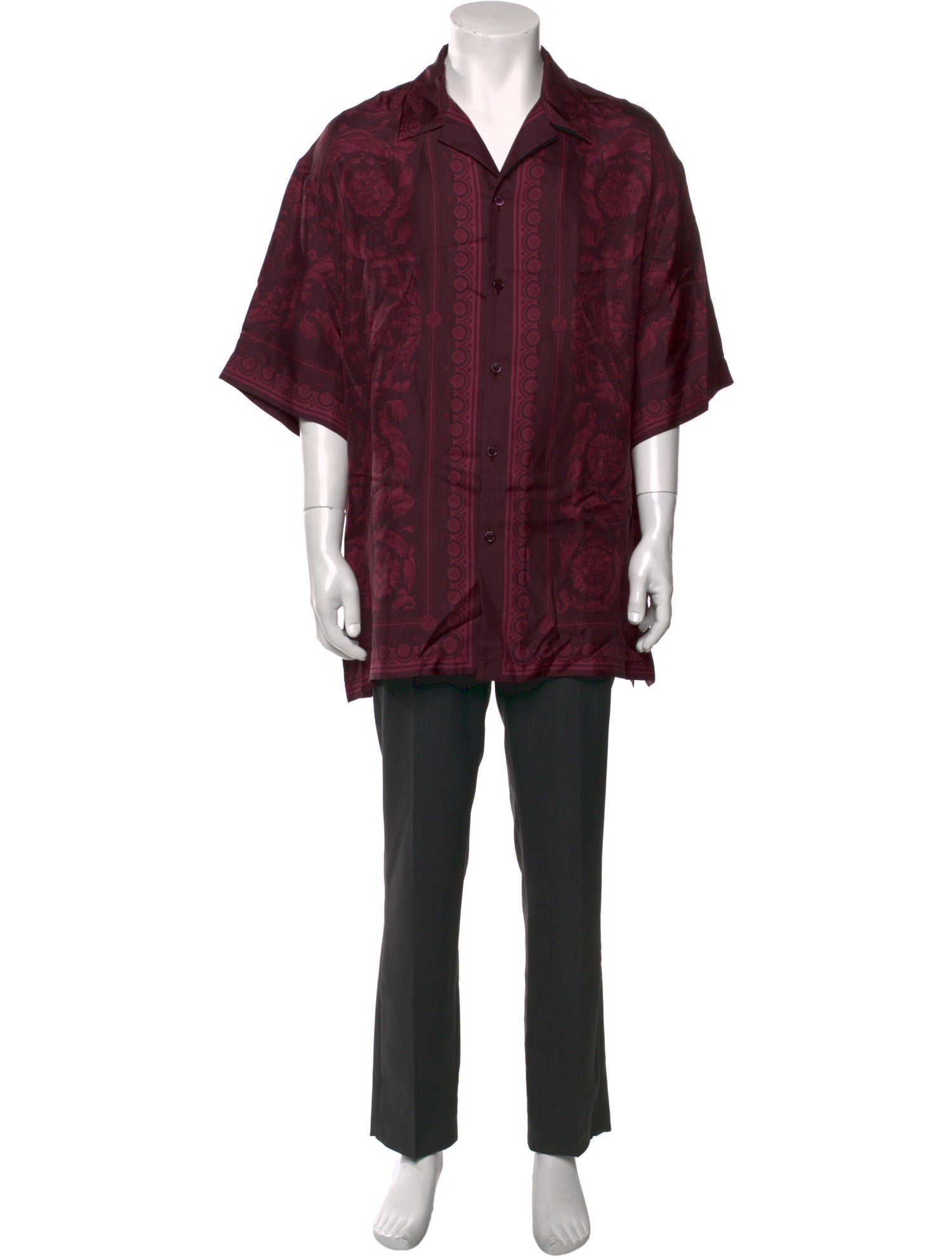 Versace Silk Printed Shirt