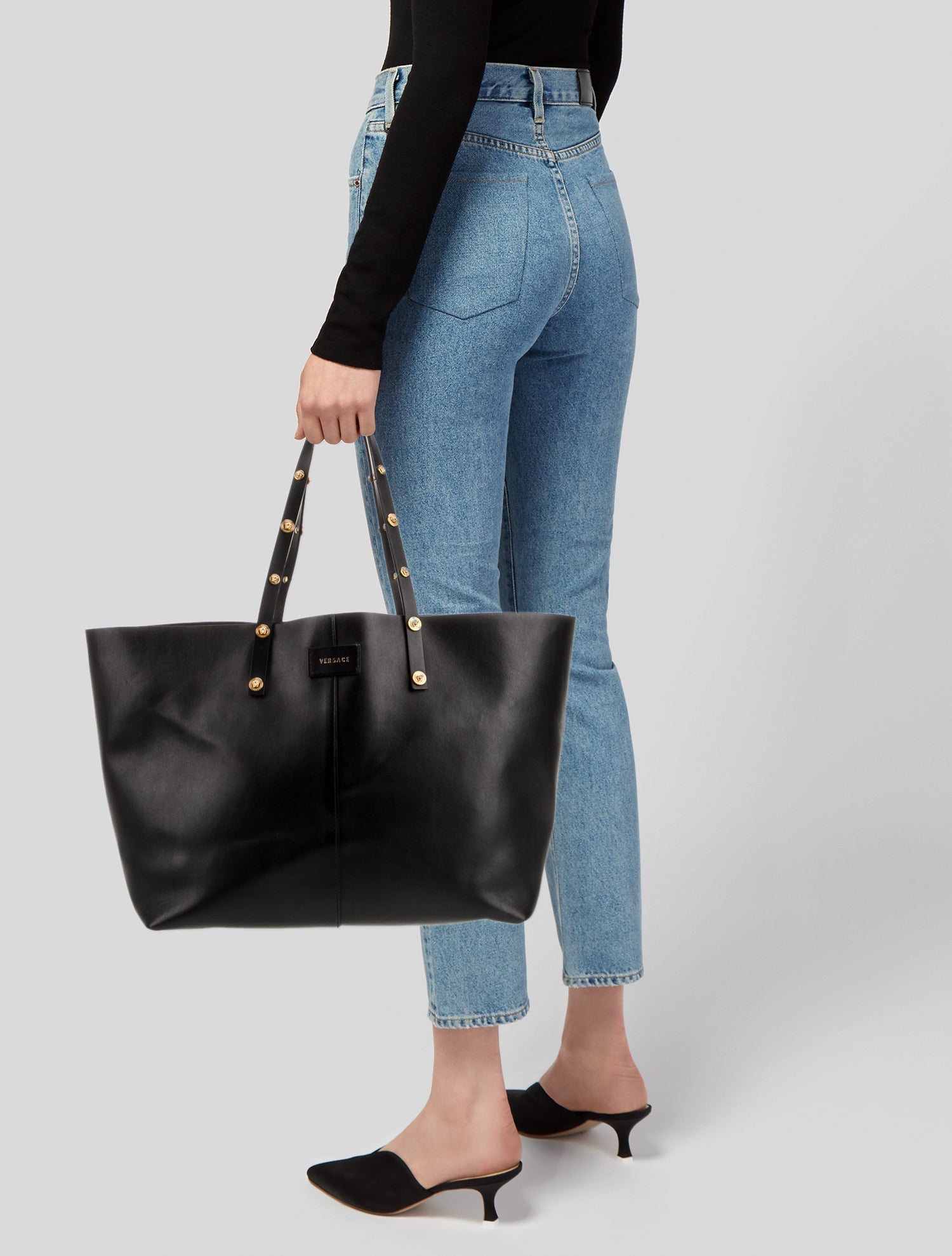 Versace Leather Tote