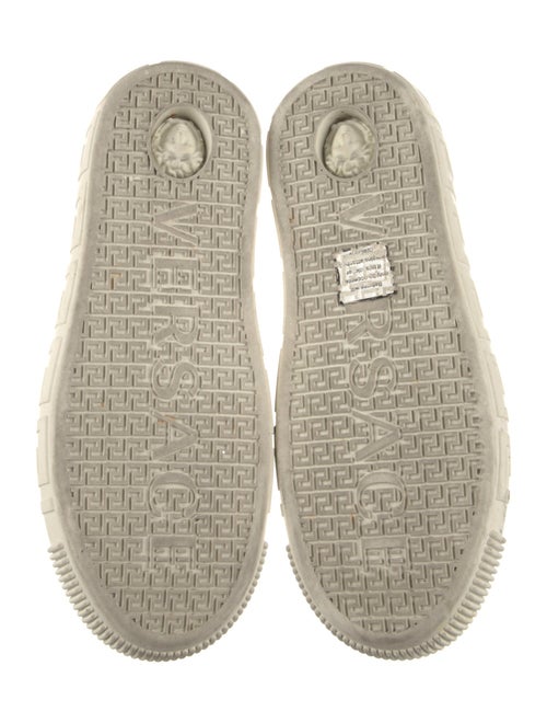 Versace Greca Pattern Canvas Sneakers