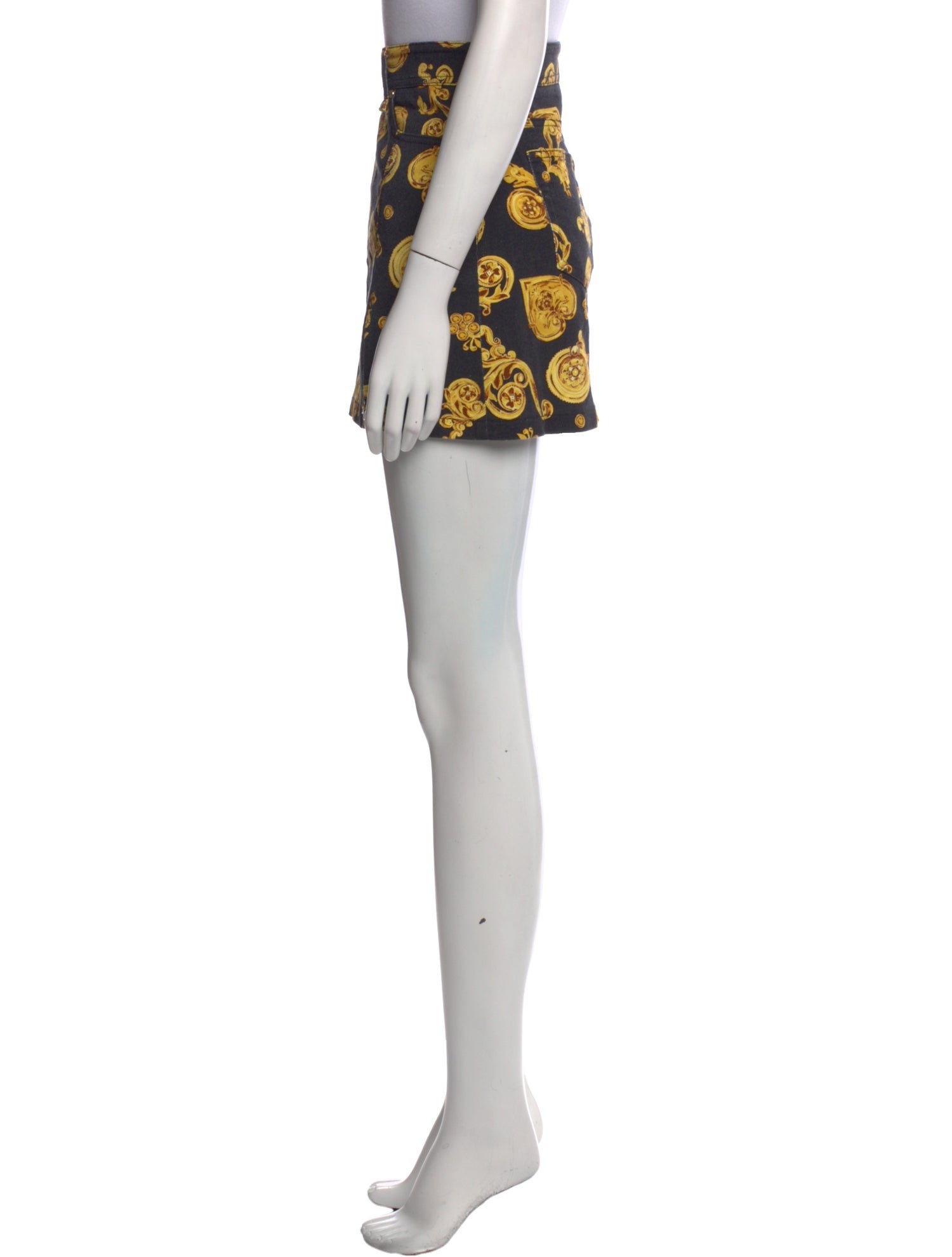 Versace Printed Mini Skirt