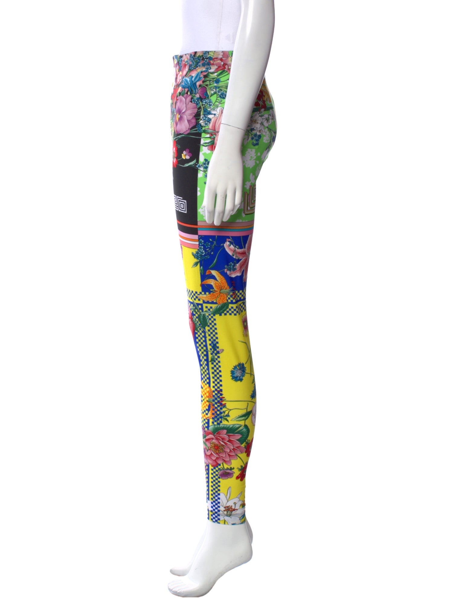 Versace Printed Skinny Leg Pants