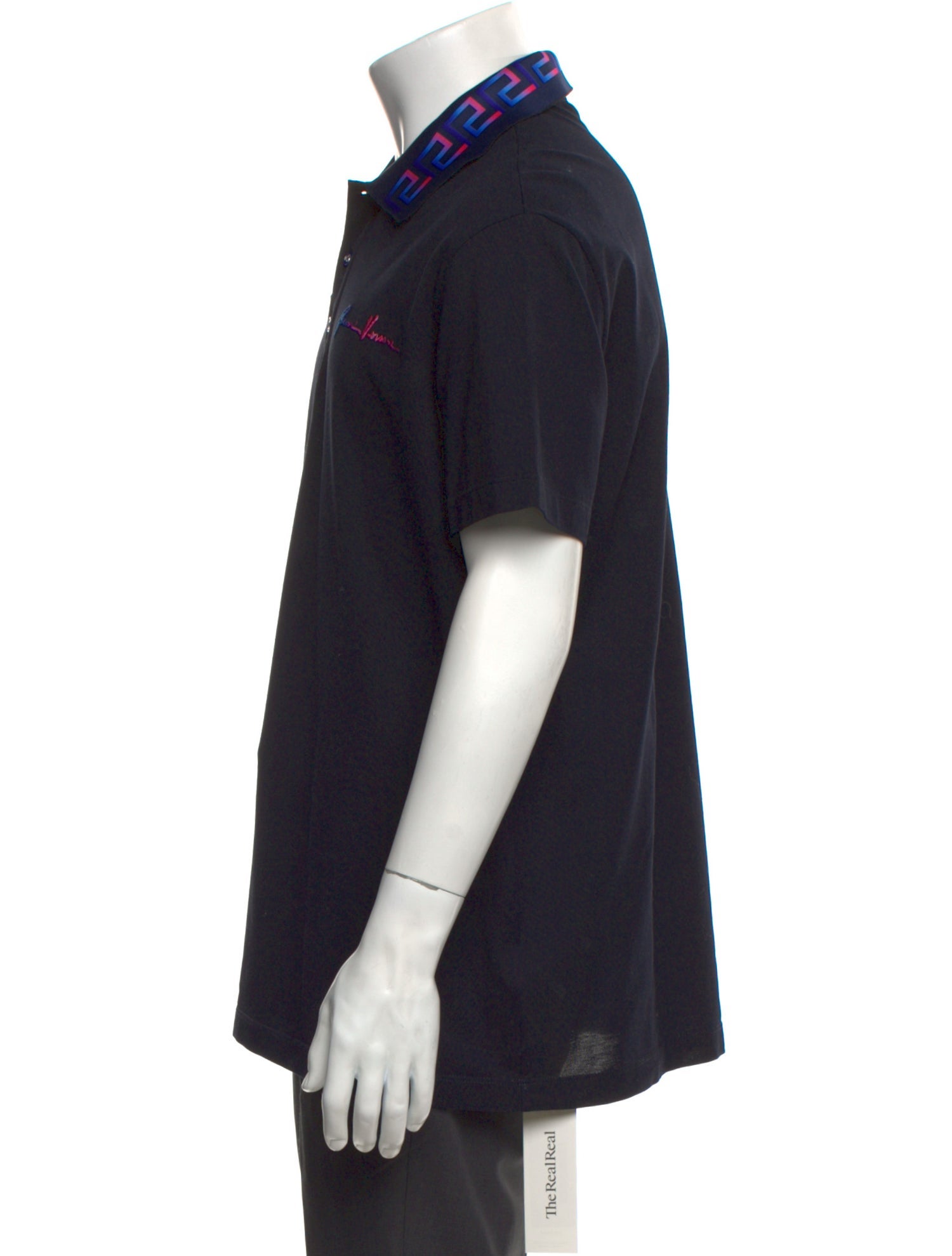 Versace Collar Short Sleeve Polo Shirt