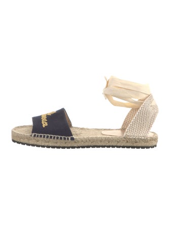 Versace Canvas Printed Espadrilles