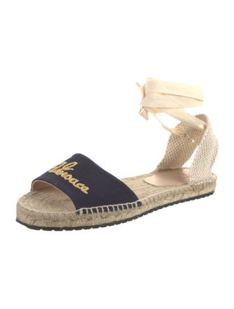 Versace Canvas Printed Espadrilles