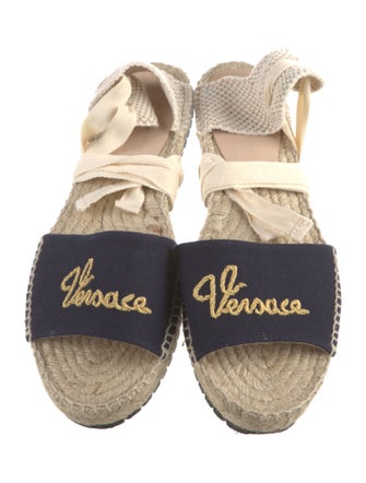 Versace Canvas Printed Espadrilles