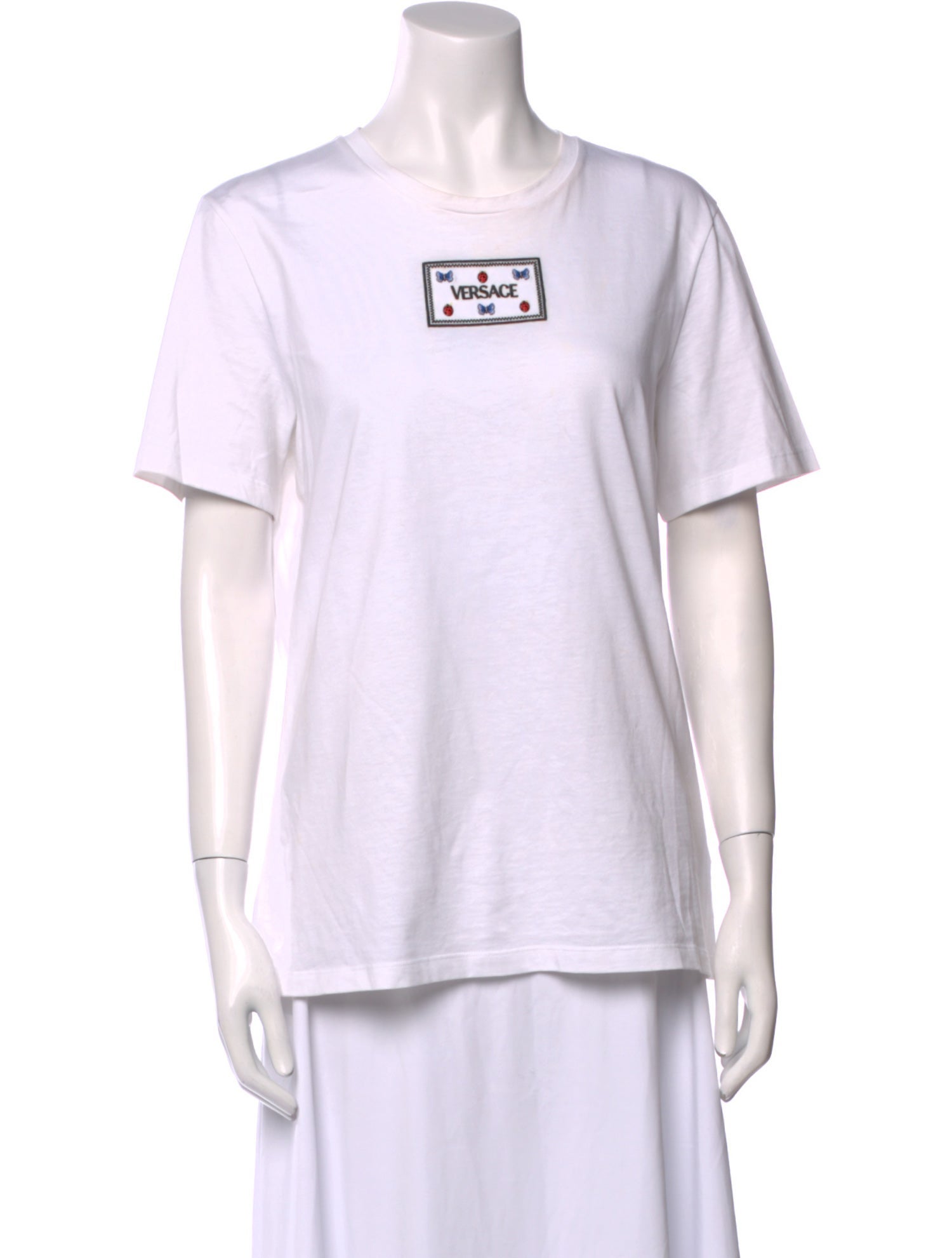 Versace Graphic Print Crew Neck T-Shirt