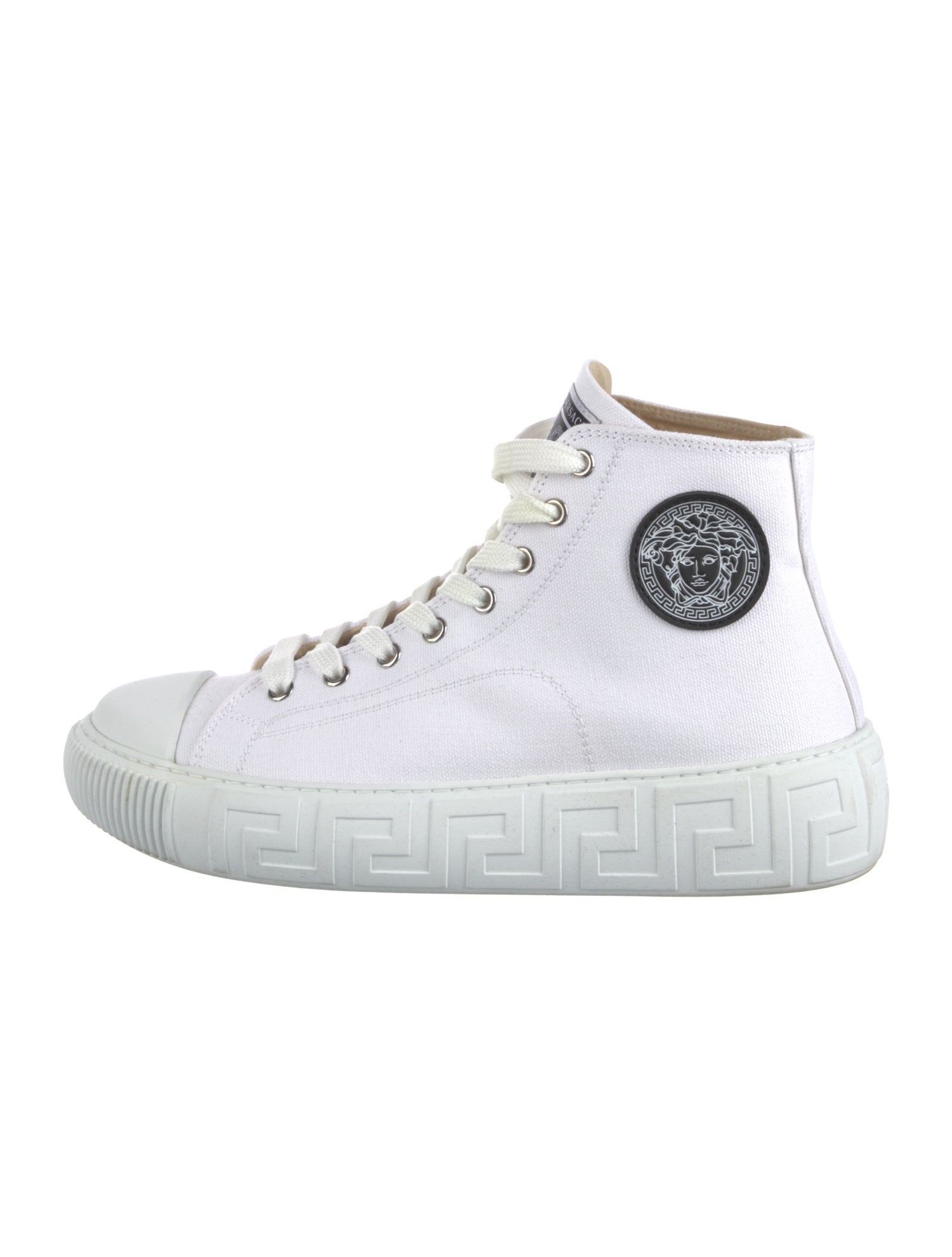 Versace Medusa Insignia Canvas Sneakers