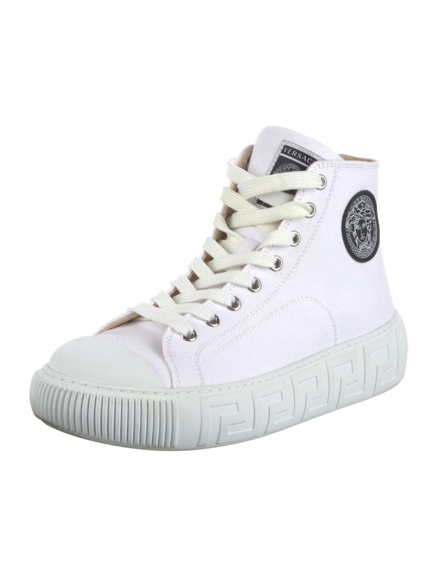 Versace Medusa Insignia Canvas Sneakers