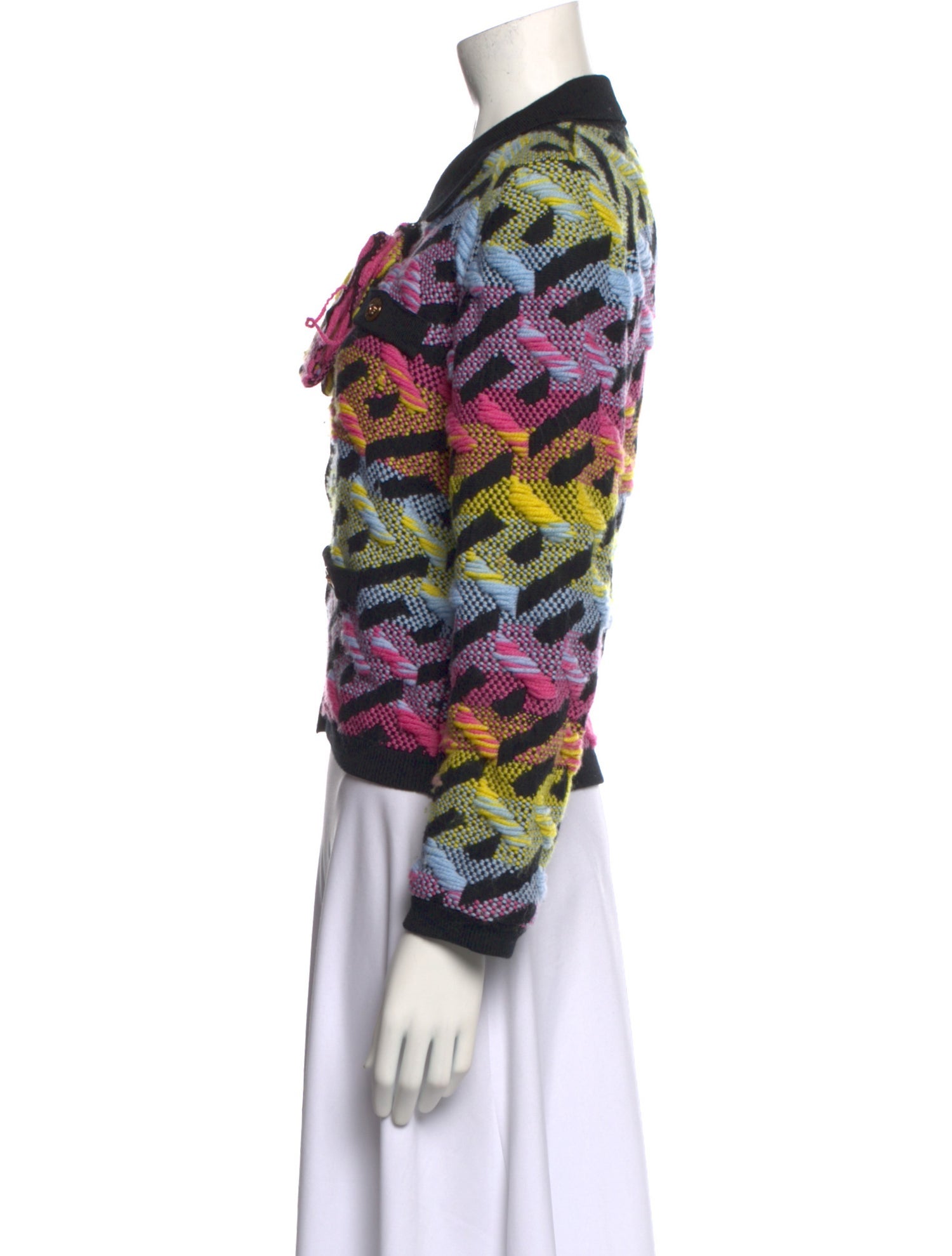 Versace Printed Crew Neck Sweater