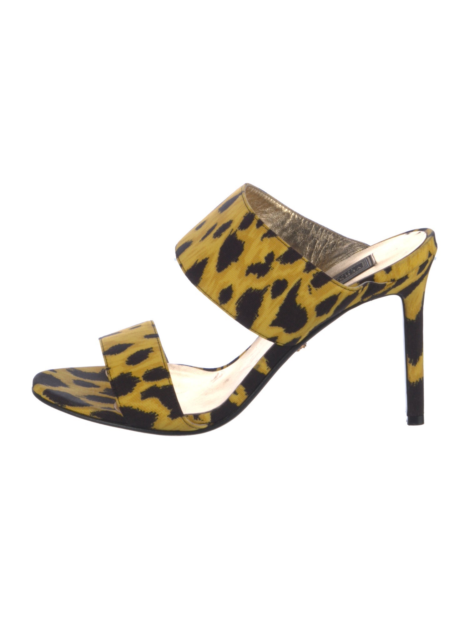 Versace Animal Print Slides