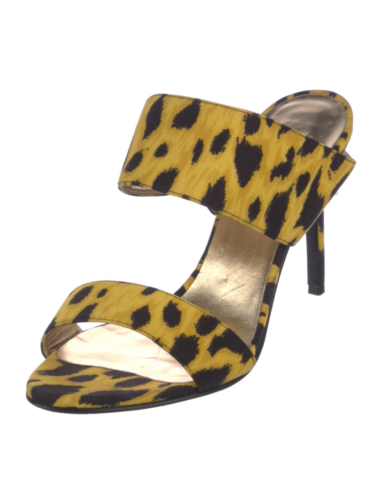 Versace Animal Print Slides