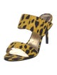 Versace Animal Print Slides