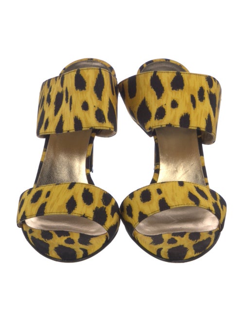 Versace Animal Print Slides