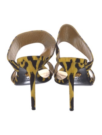 Versace Animal Print Slides