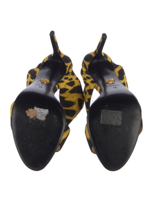 Versace Animal Print Slides