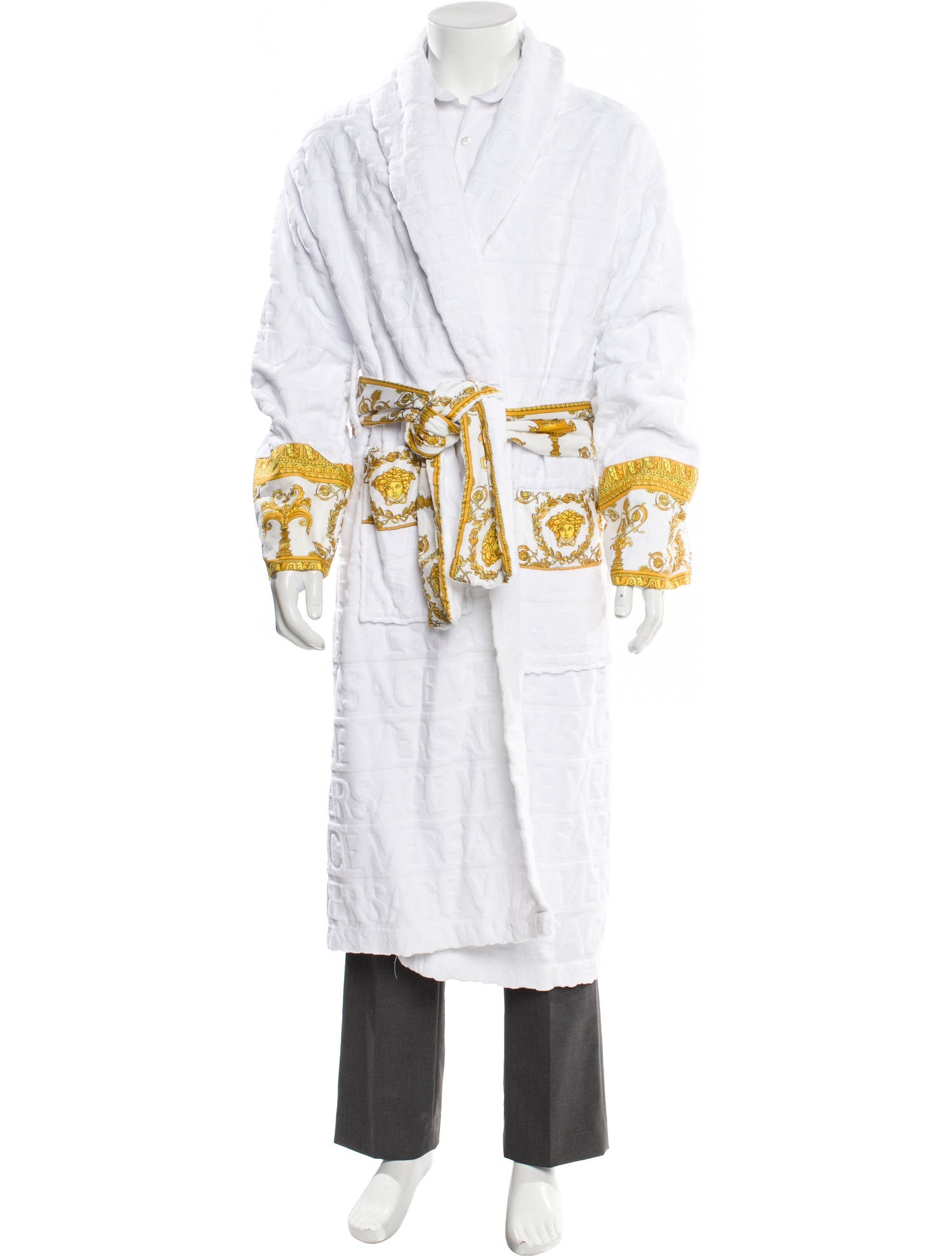 Versace Graphic Print Robe