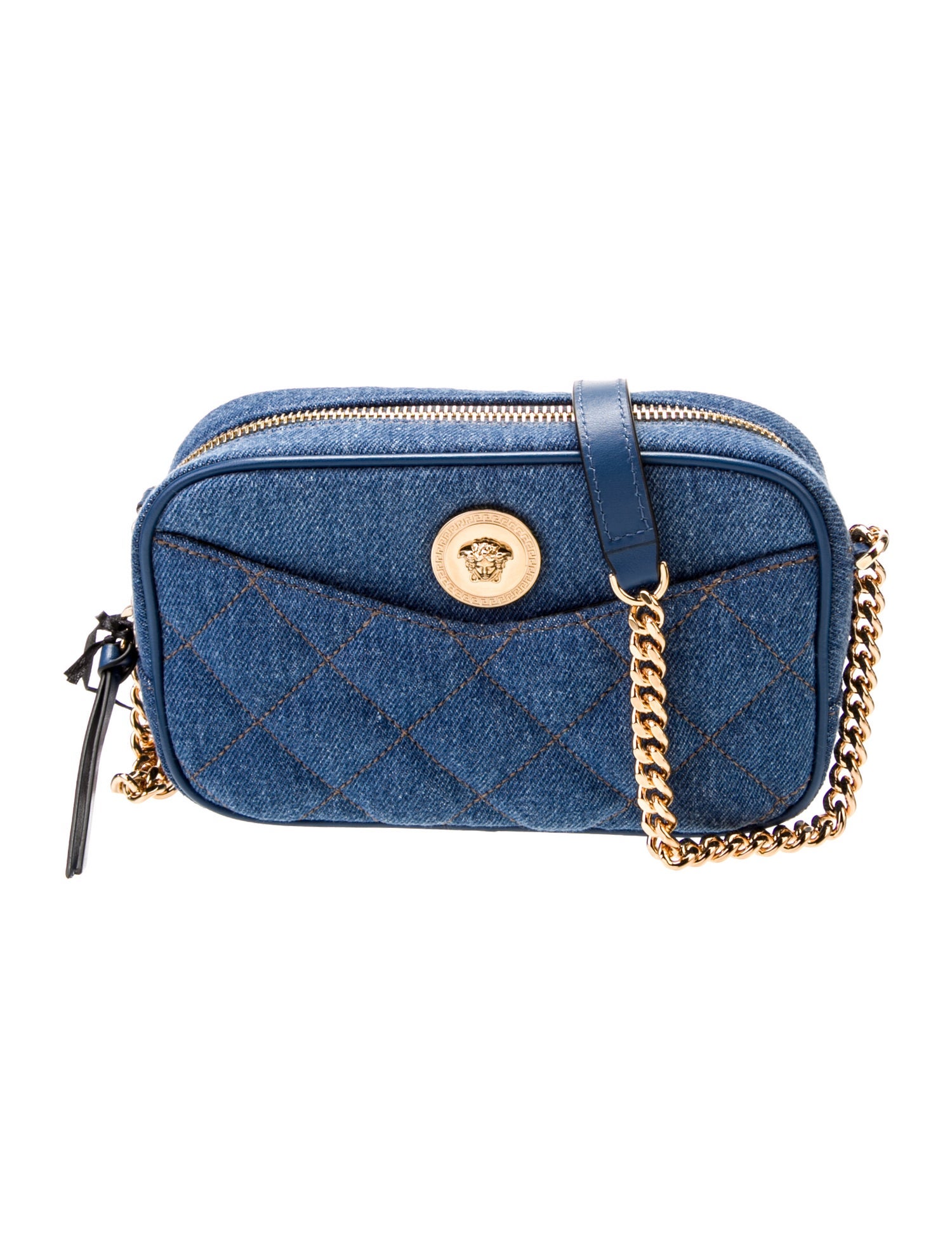 Versace Denim Crossbody Bag w/ Tags