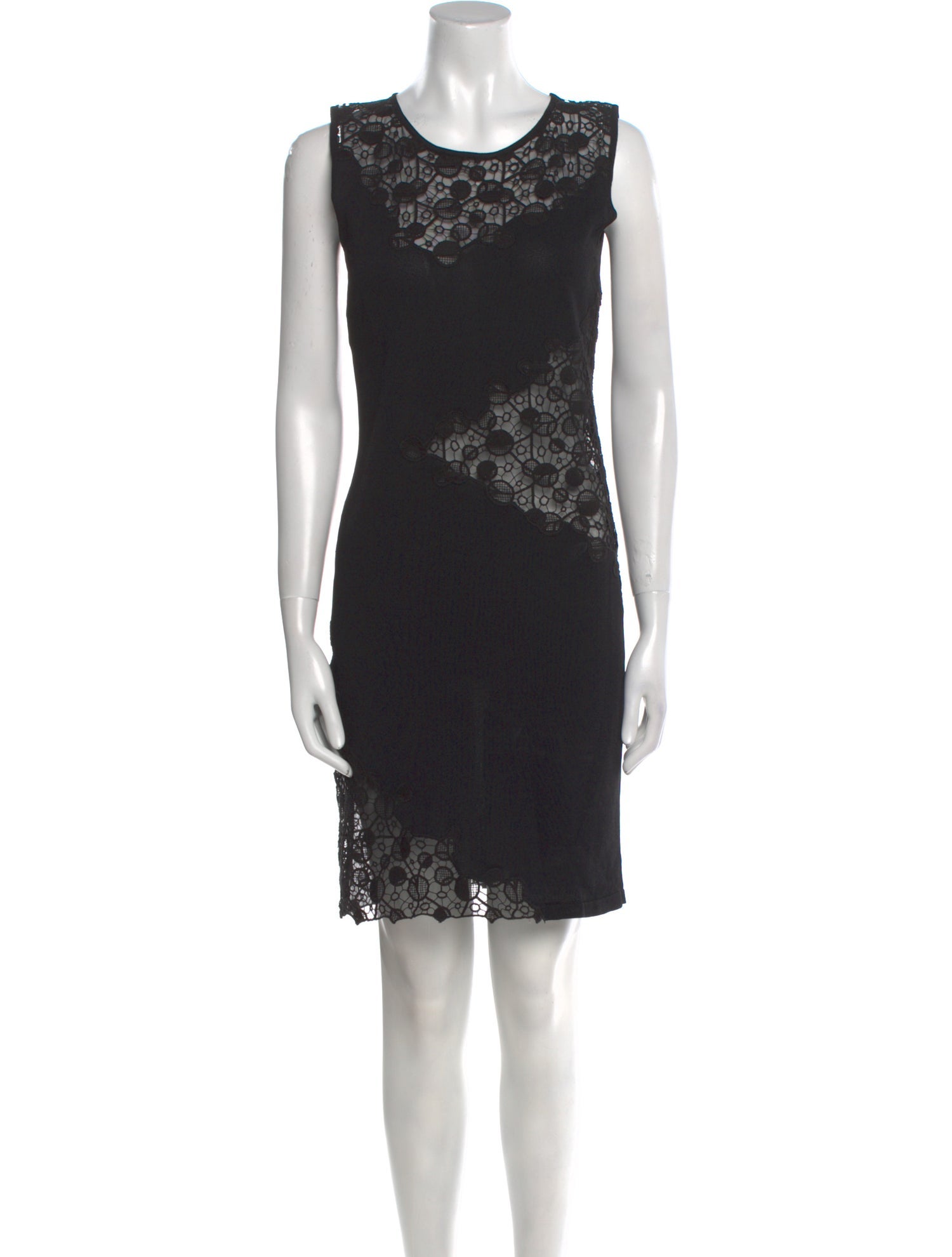 Versace Lace Pattern Mini Dress