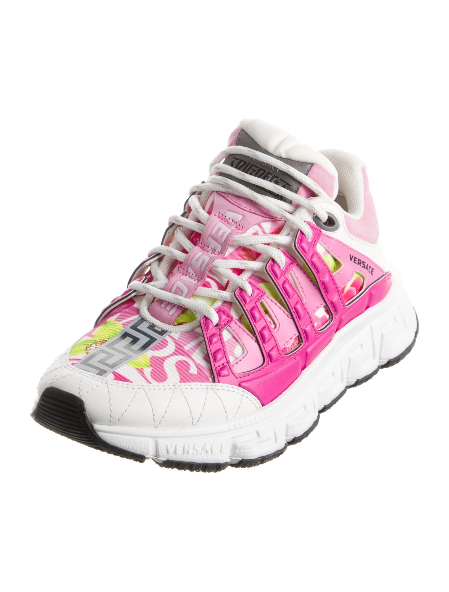 Versace Medusa Insignia Leather Sneakers