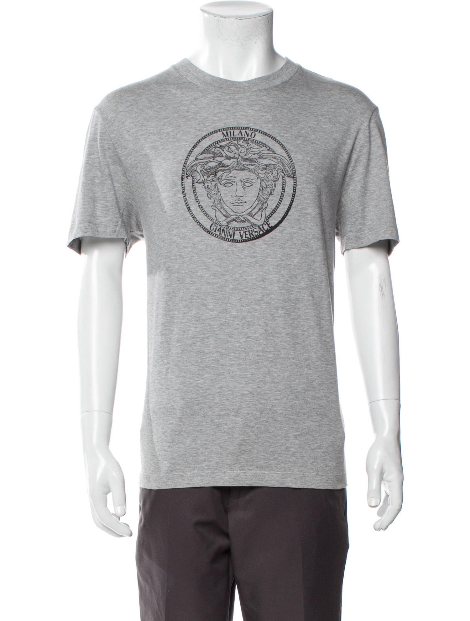 Versace Graphic Print Crew Neck T-Shirt