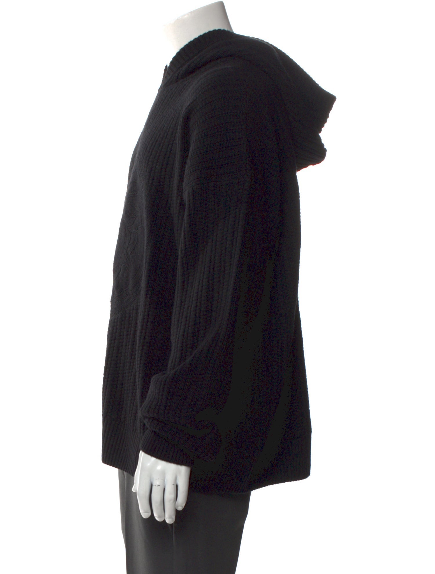 Versace Virgin Wool Turtleneck Cardigan w/ Tags