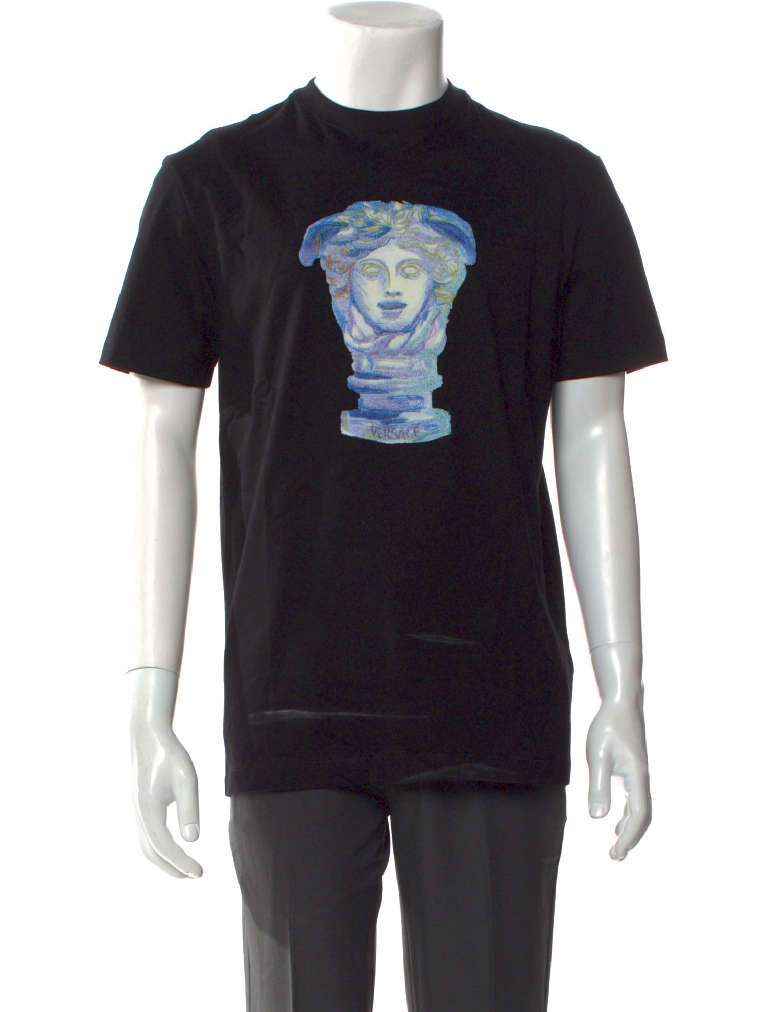 Versace Graphic Print Crew Neck T-Shirt w/ Tags