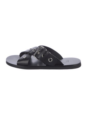 Versace Leather Slides