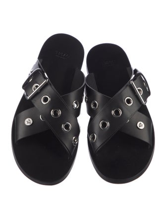 Versace Leather Slides