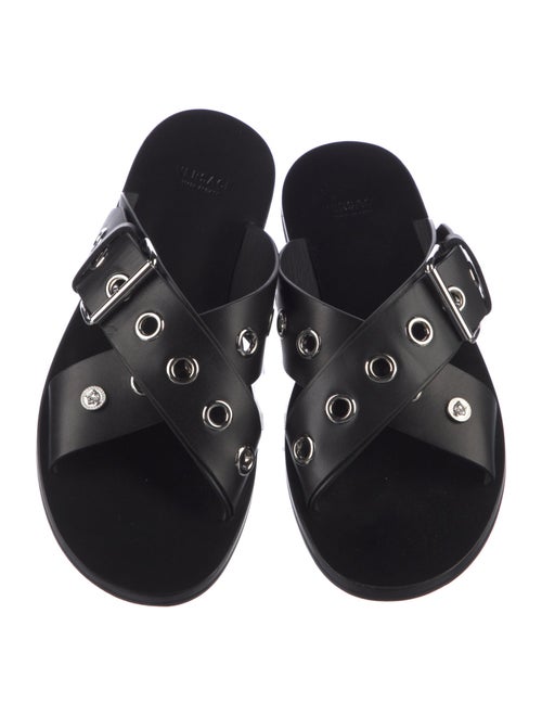 Versace Leather Slides