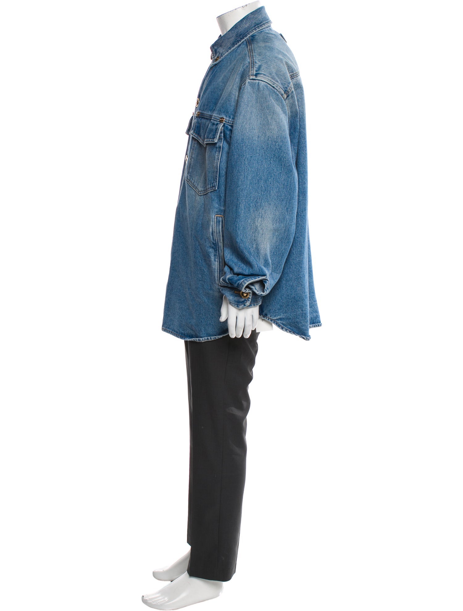 Versace Printed Denim Jacket
