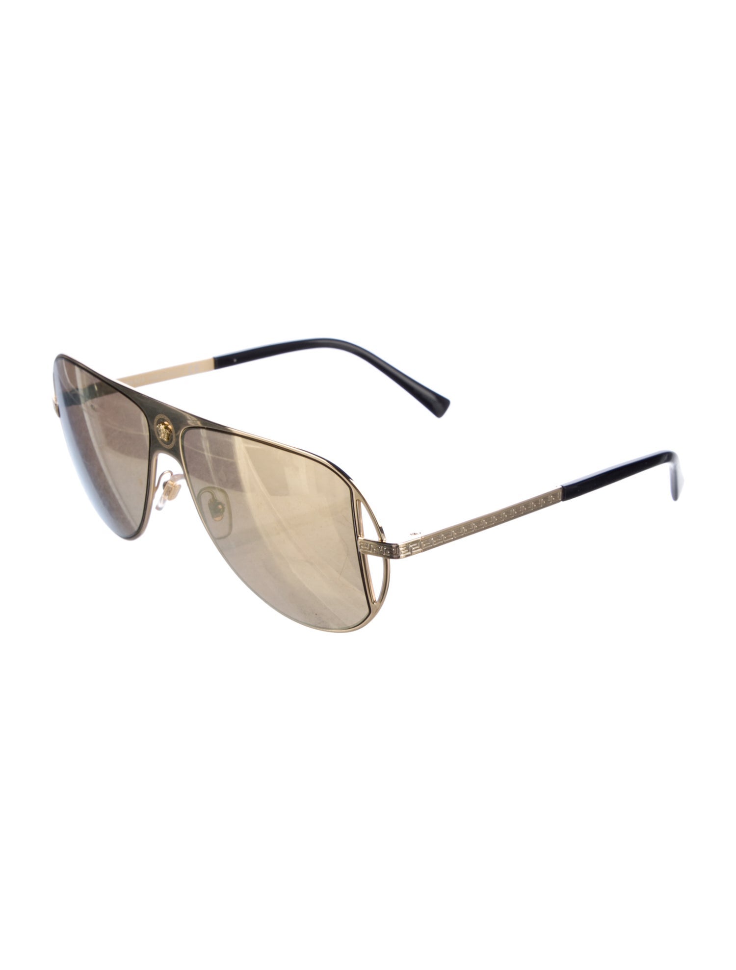 Versace Medusa Insignia Aviator Sunglasses