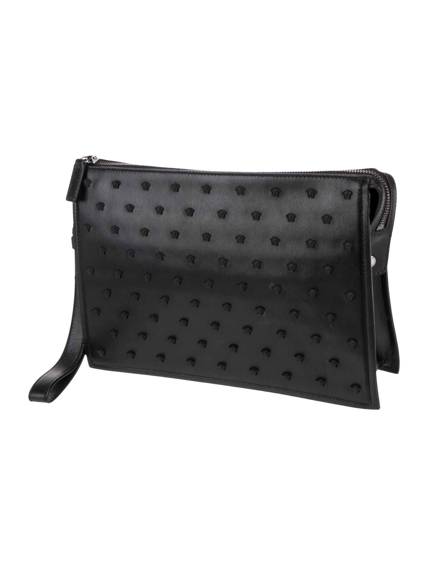 DIOR MEN 2022 Hit The Road A4 Flap Pouch - Grey Portfolios