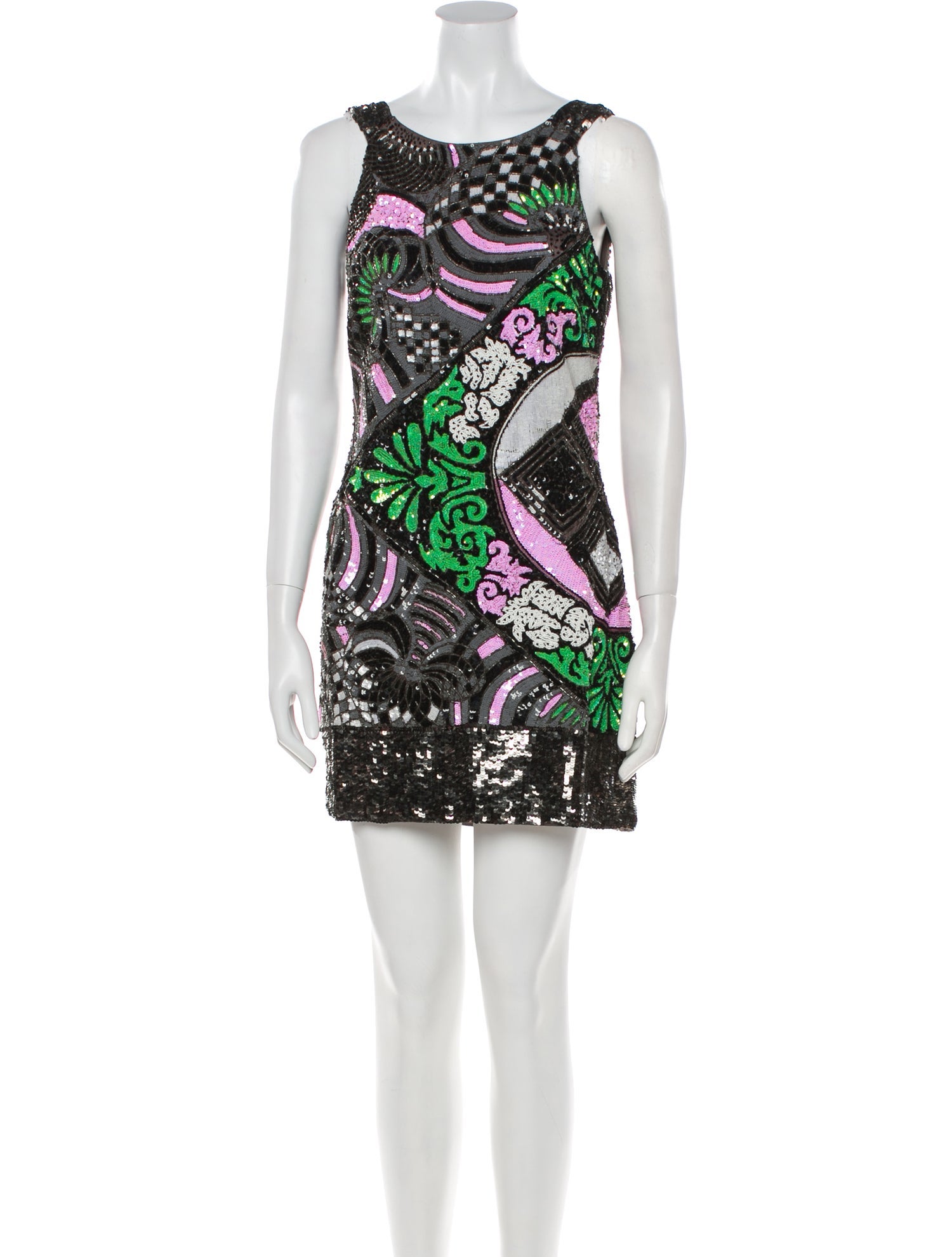 Versace Printed Mini Dress