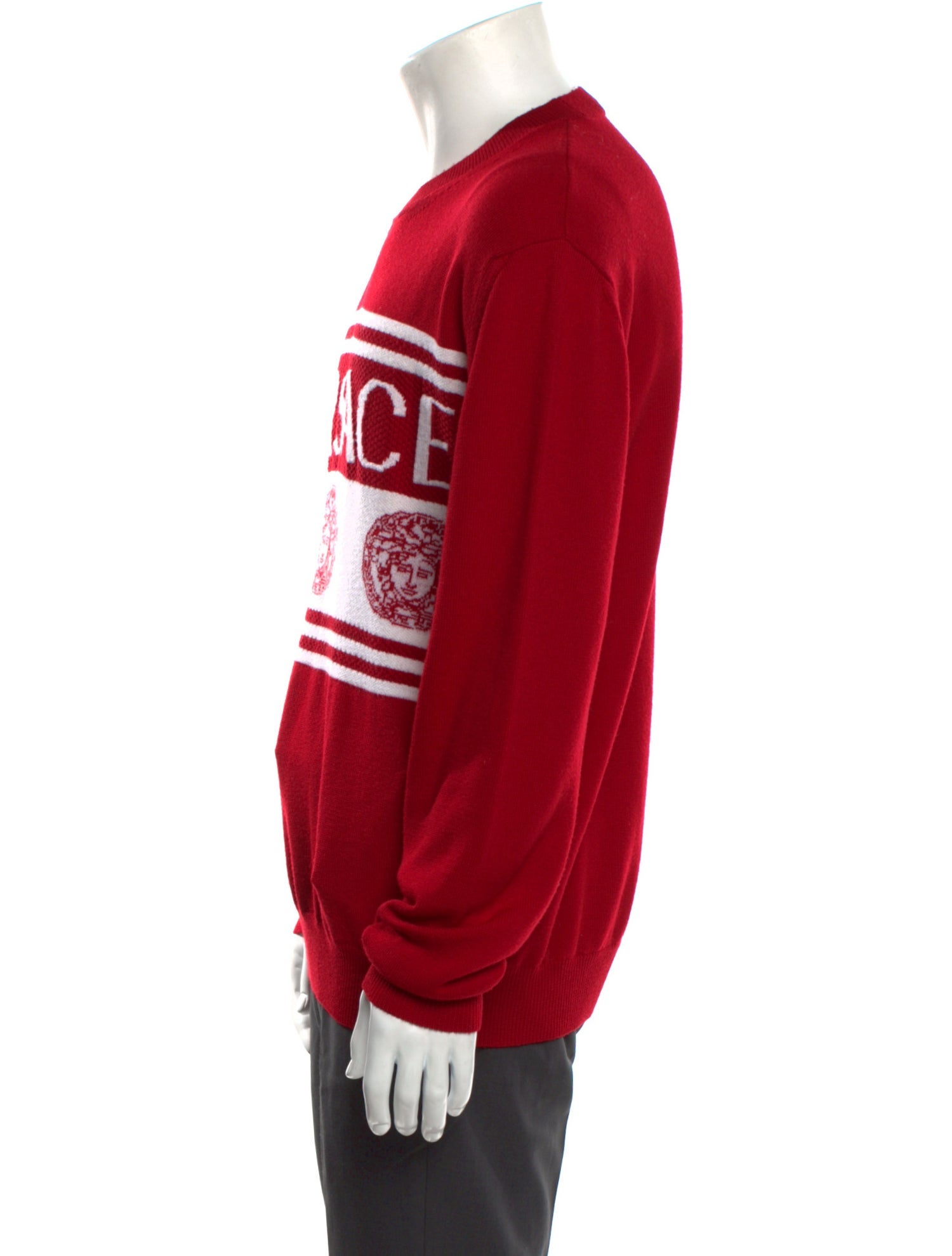 Versace Medusa Insignia Virgin Wool Pullover