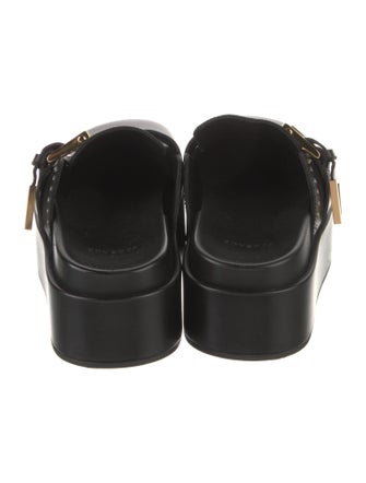 Versace Leather Studded Accents Mules