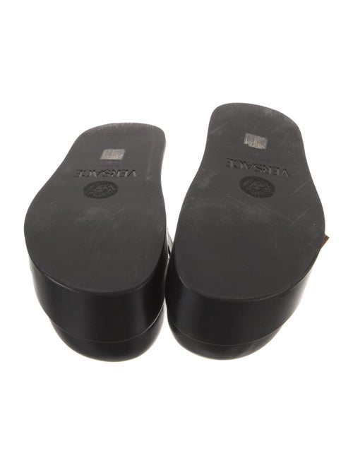 Versace Leather Studded Accents Mules