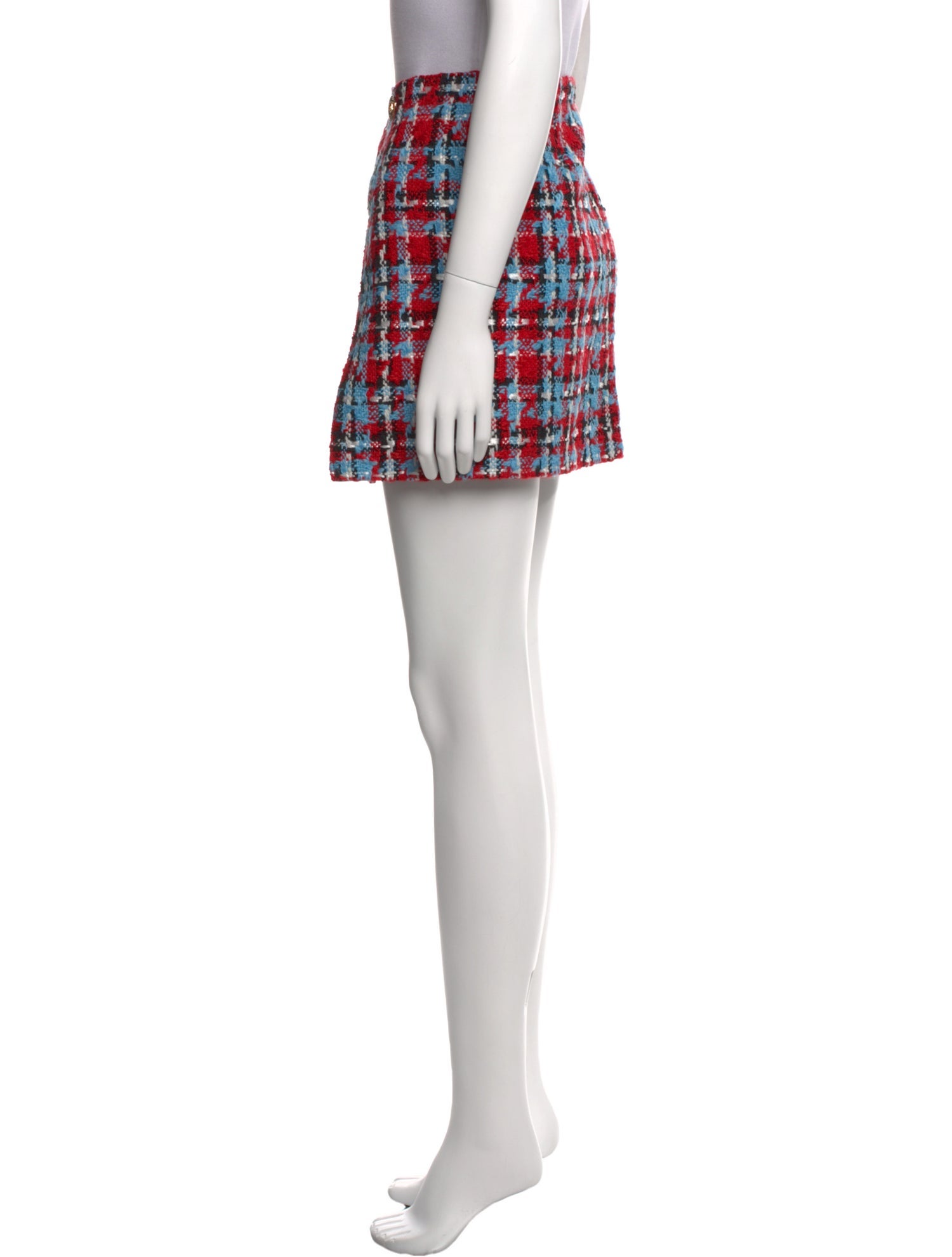 Versace Virgin Wool Mini Skirt