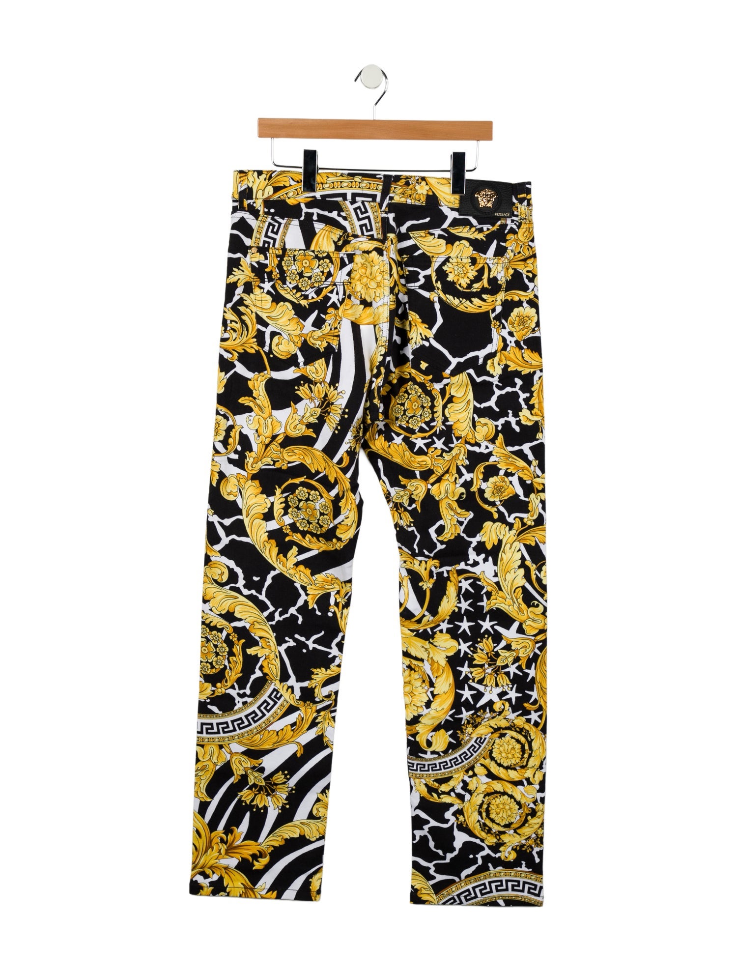 Versace Barocco Print Skinny Jeans w/ Tags