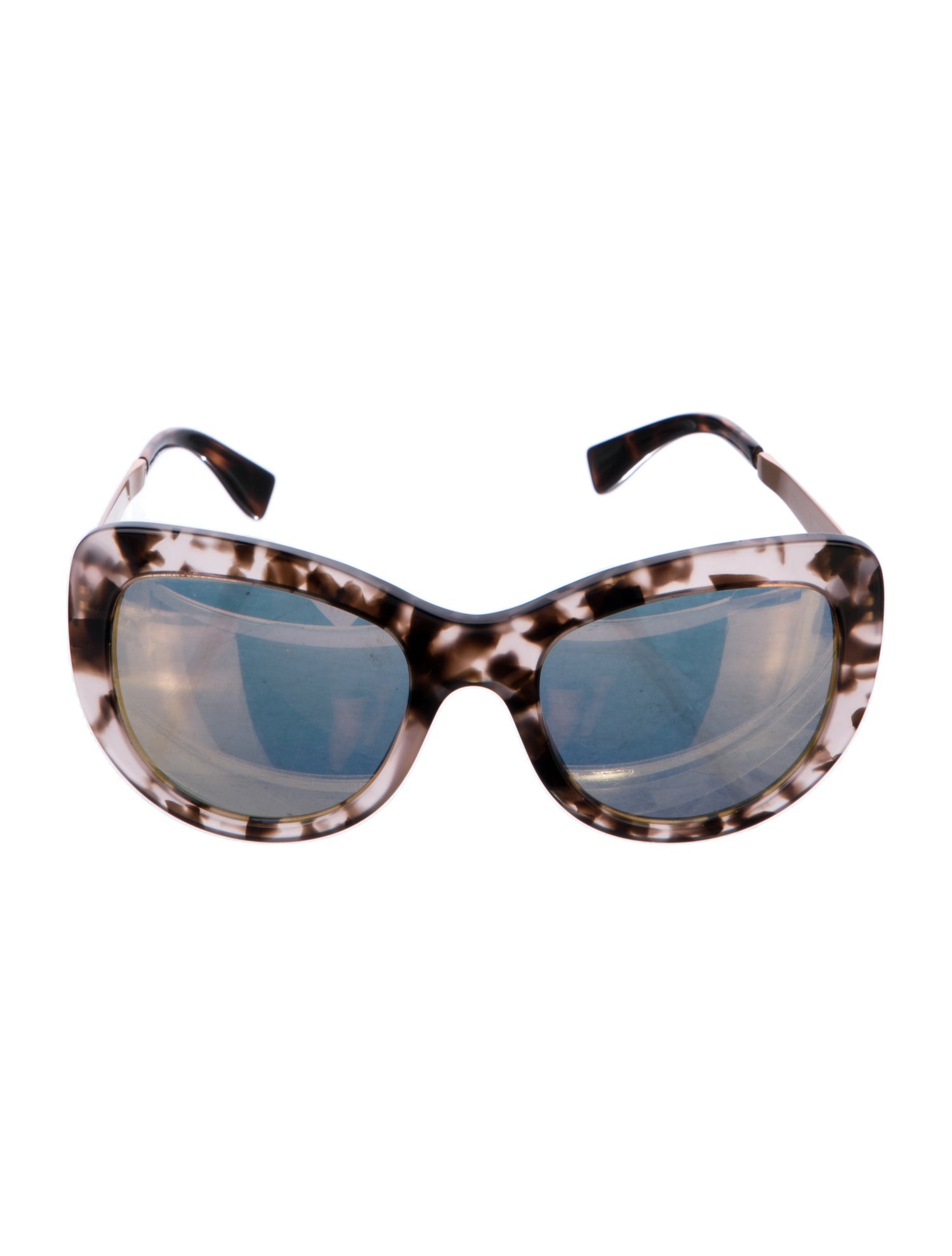 Versace Cat-Eye Mirrored Sunglasses