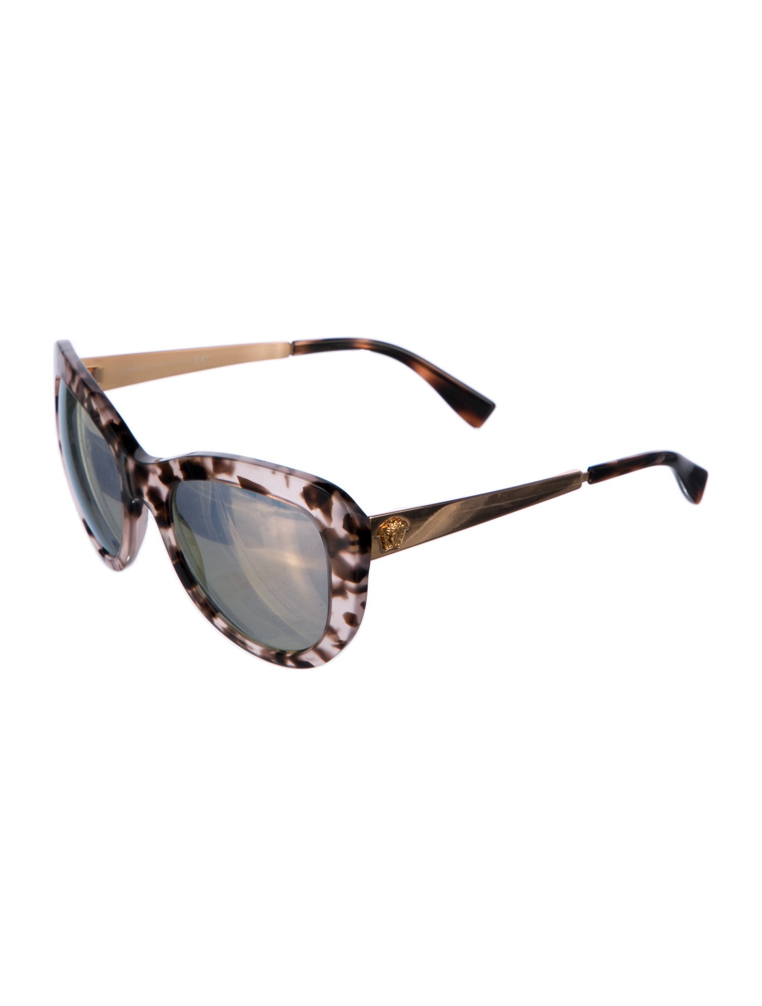 Versace Cat-Eye Mirrored Sunglasses