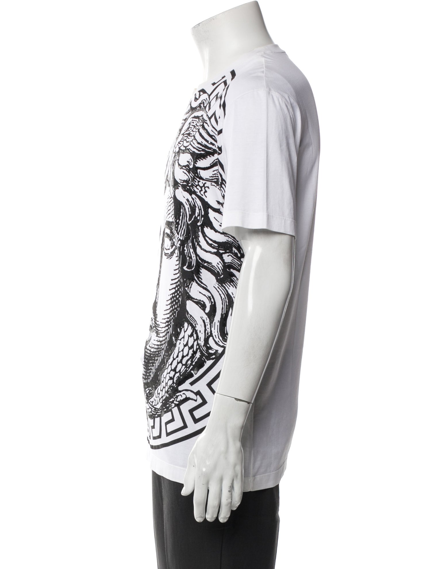 Versace Graphic Print Crew Neck T-Shirt