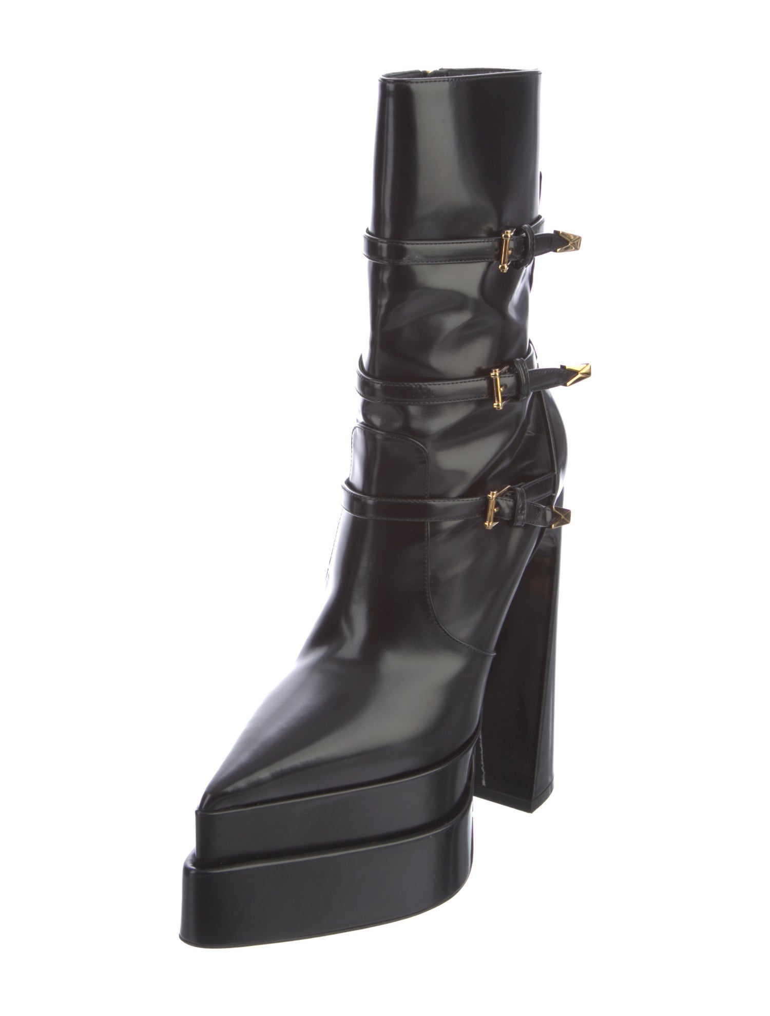 Versace Leather Boots