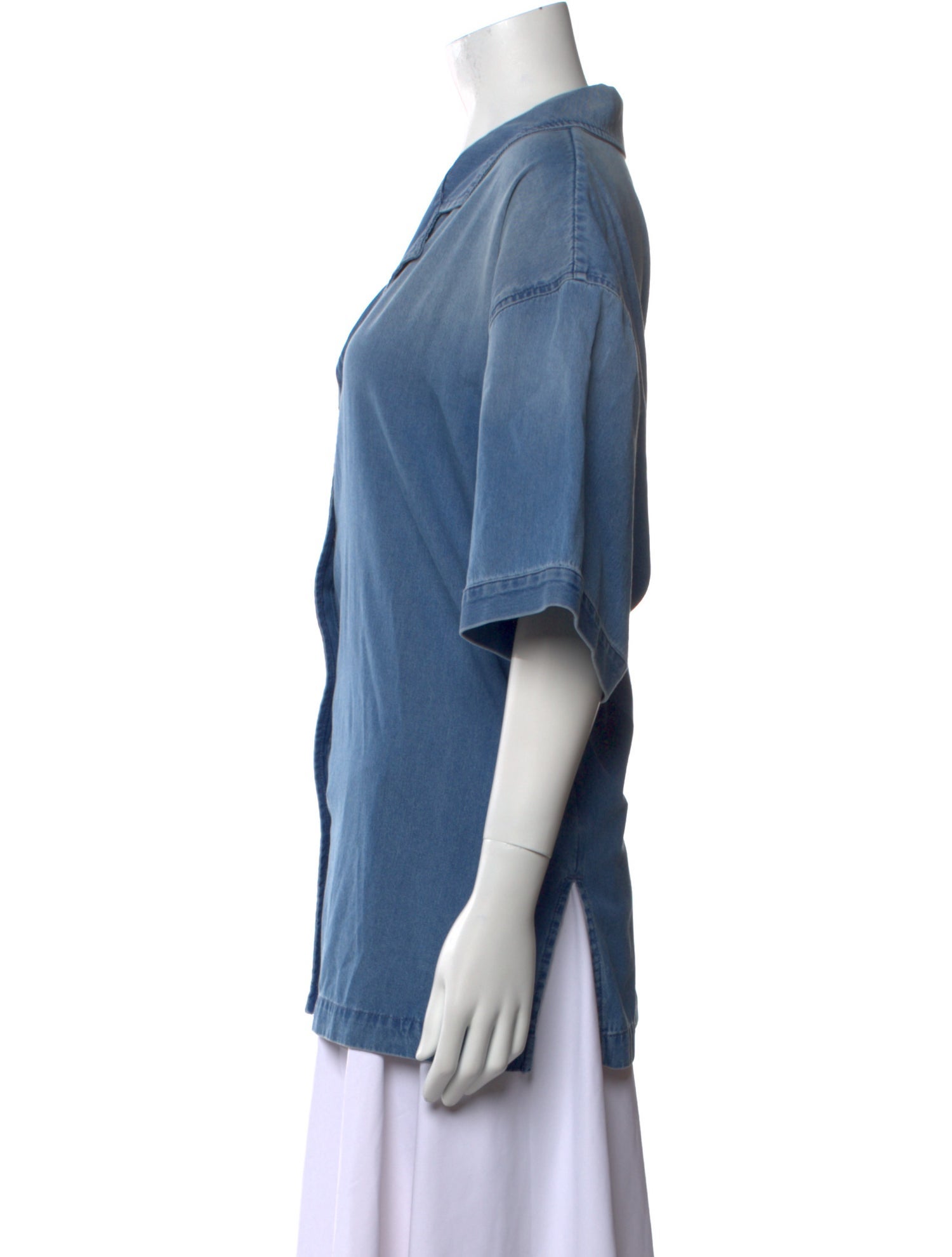 Versace V-Neck Three-Quarter Sleeve Polo w/ Tags