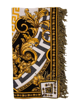 Versace La Coupe des Dieux Wool Throw Blanket