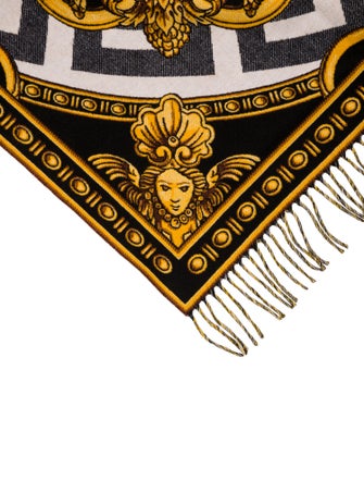 Versace La Coupe des Dieux Wool Throw Blanket
