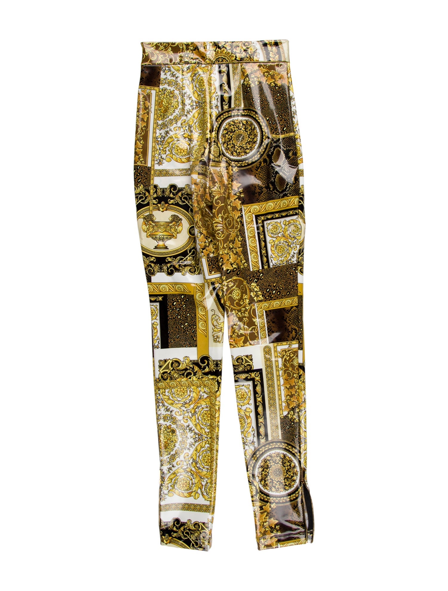 Versace Printed Skinny Leg Pants