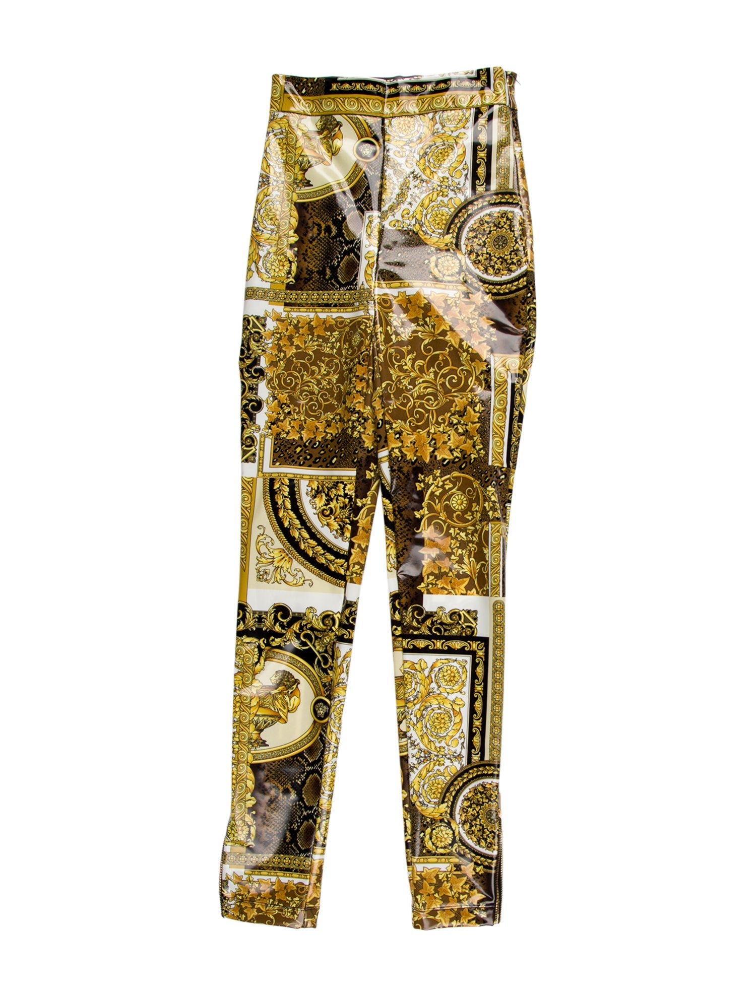 Versace Printed Skinny Leg Pants
