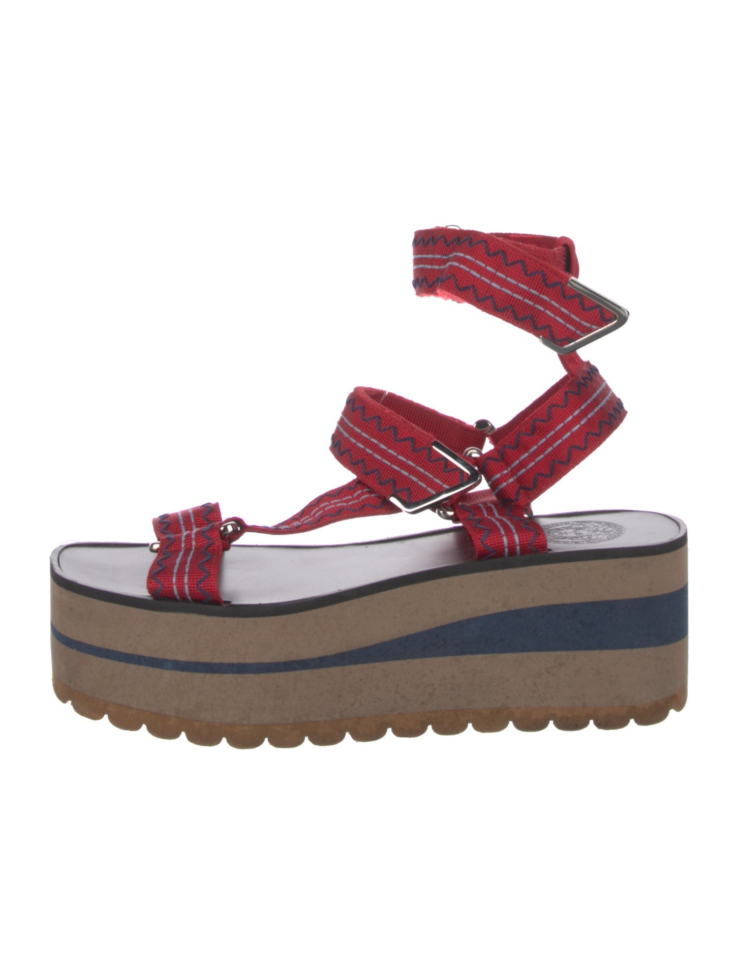 Versace Striped Sandals