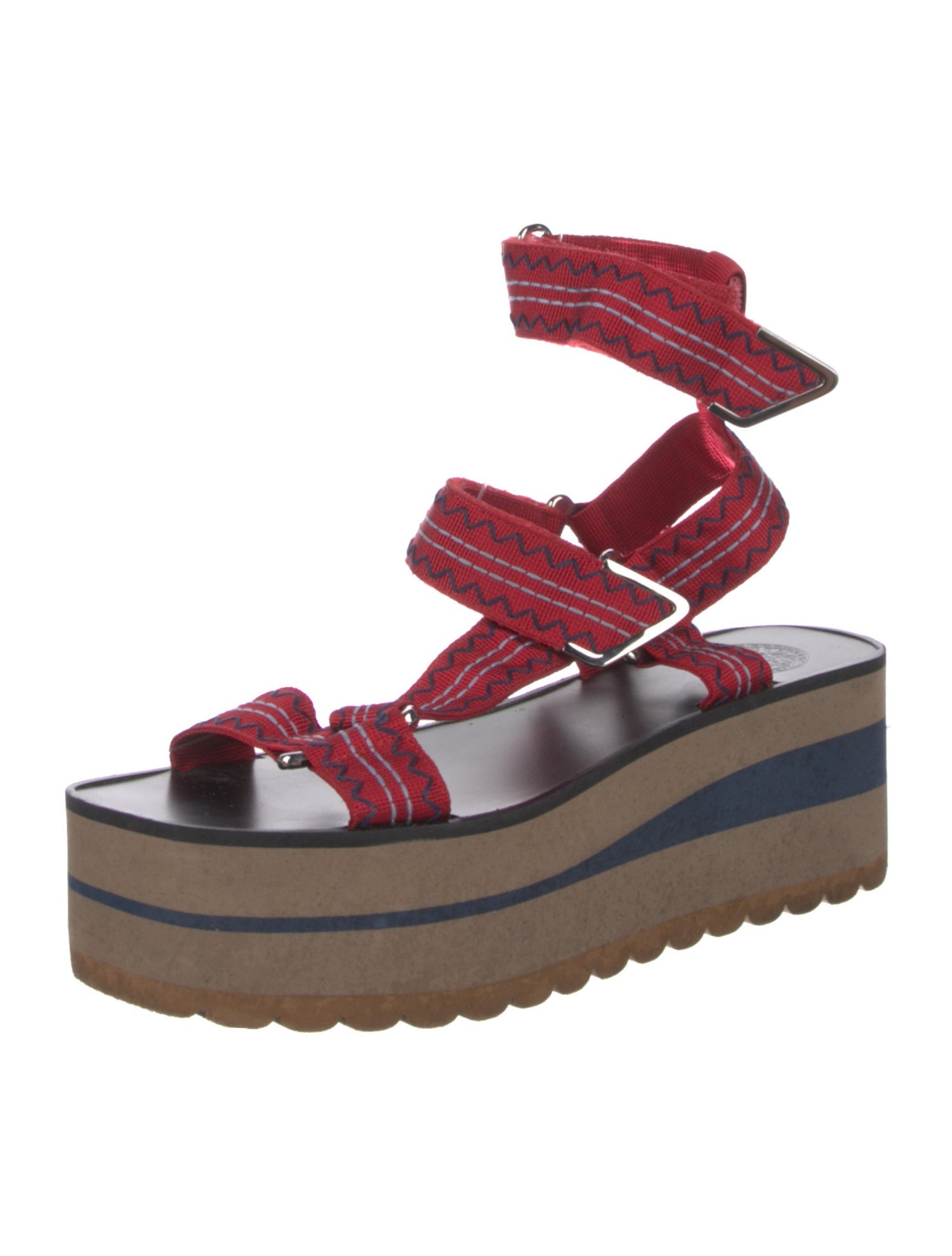 Versace Striped Sandals