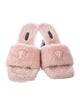 Versace Shearling Slides